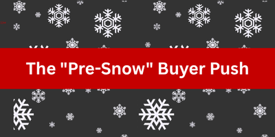 edmonton real estate and the pre snow rush